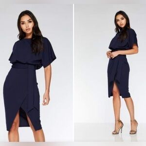 NWT Quiz Batwing Belted Dress